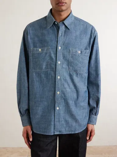 FrizmWORKS Kuroki Cotton-Chambray Shirt - Men | Thumbnail 3 FrizmWORKS Kuroki Cotton-Chambray Shirt - Men | Thumbnail 3