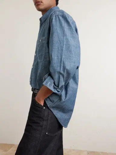 FrizmWORKS Kuroki Cotton-Chambray Shirt - Men | Thumbnail 5 FrizmWORKS Kuroki Cotton-Chambray Shirt - Men | Thumbnail 5