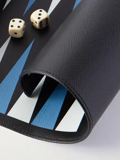 Smythson Travel Panama Cross-Grain Leather Backgammon Roll - Men | Thumbnail 2