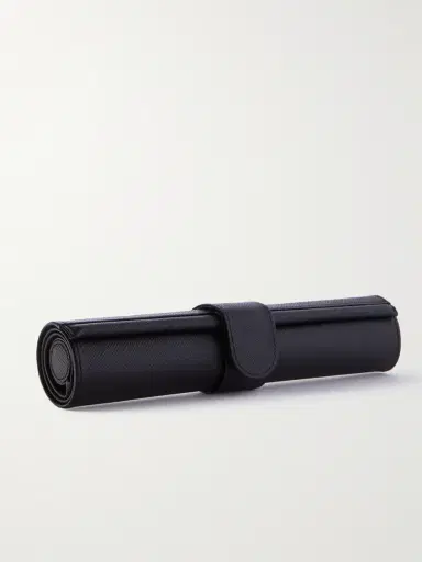 Smythson Travel Panama Cross-Grain Leather Backgammon Roll - Men | Thumbnail 3