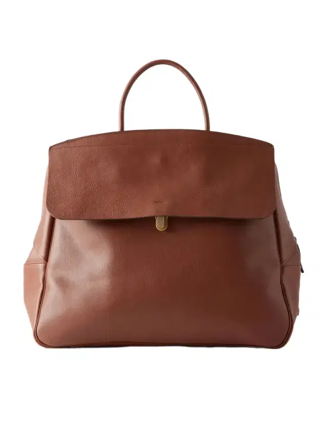 Bleu de Chauffe Zoom Full-Grain Leather Weekend Bag - Men