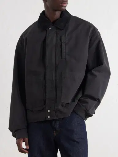 Dries Van Noten Corduroy-Trimmed Cotton-Canvas Jacket - Men | Thumbnail 3