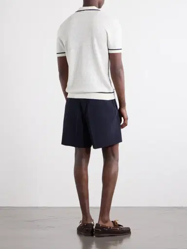 Onia Linen Polo Shirt - Men | Thumbnail 4 Onia Linen Polo Shirt - Men | Thumbnail 4