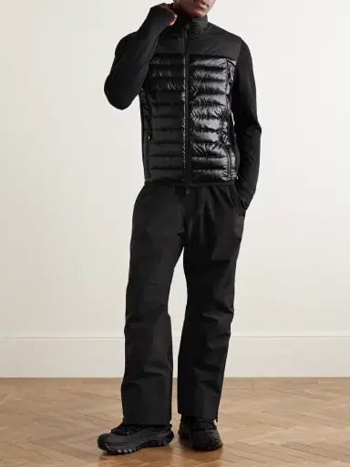 Moncler Grenoble Panelled Quilted Shell and Power Stretch™ Pro Down Jacket - Men | Thumbnail 2