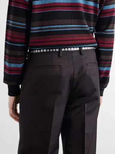 Dries Van Noten 2cm Studded Leather Belt - Men | Thumbnail 3