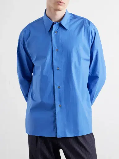 Studio Nicholson Cotton-Poplin Shirt - Men | Thumbnail 3 Studio Nicholson Cotton-Poplin Shirt - Men | Thumbnail 3