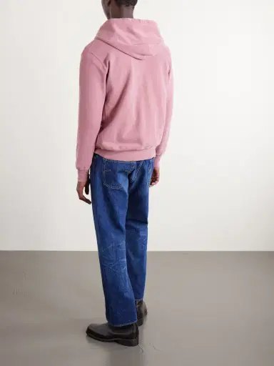 Remi Relief Cotton-Jersey Zip-Up Hoodie - Men | Thumbnail 4
