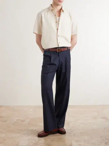 Aimé Leon Dore Cropped Cotton-Seersucker Shirt - Men | Thumbnail 2 Aimé Leon Dore Cropped Cotton-Seersucker Shirt - Men | Thumbnail 2