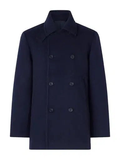 Anderson & Sheppard Double-Breasted Wool and Cashmere Peacoat - Men | Thumbnail 1 Anderson & Sheppard Double-Breasted Wool and Cashmere Peacoat - Men | Thumbnail 1