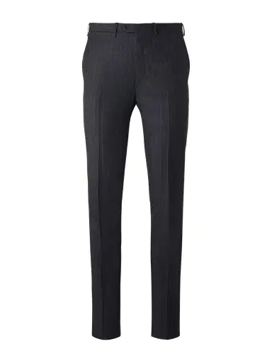 Kiton Straight-Leg Pinstriped Wool Suit Trousers - Men | Thumbnail 1