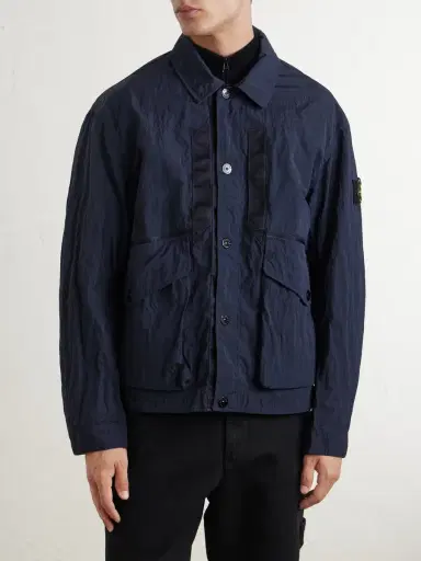 Stone Island Garment-Dyed Waxed Warp Rib Nylon-TC Jacket - Men | Thumbnail 3 Stone Island Garment-Dyed Waxed Warp Rib Nylon-TC Jacket - Men | Thumbnail 3