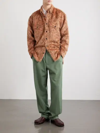Dries Van Noten Cromo Fil Coupé Jacquard Overshirt - Men | Thumbnail 2