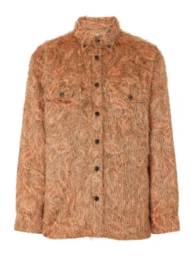 Dries Van Noten Cromo Fil Coupé Jacquard Overshirt - Men | Thumbnail 1