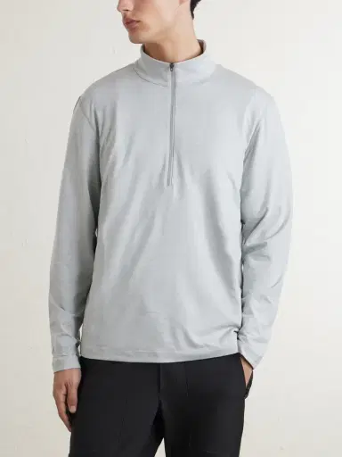 lululemon Slim-Fit Stretch Recycled-Jersey Half-Zip Top - Men | Thumbnail 3 lululemon Slim-Fit Stretch Recycled-Jersey Half-Zip Top - Men | Thumbnail 3