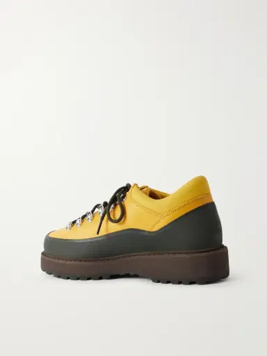 Diemme Cornaro Rubber-Trimmed Leather Hiking Boots - Men | Thumbnail 4