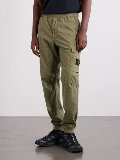 Stone Island Tapered Stretch-Cotton Shell Cargo Trousers - Men | Thumbnail 3 Stone Island Tapered Stretch-Cotton Shell Cargo Trousers - Men | Thumbnail 3