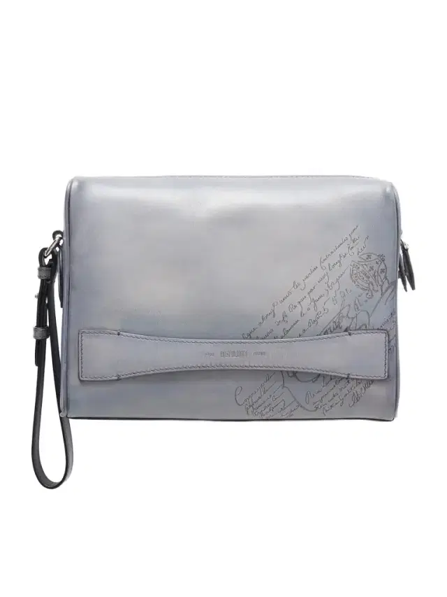 Berluti Rosewood Neo Scritto Venezia Leather Pouch - Men
