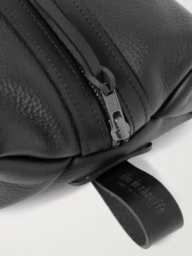 Bleu de Chauffe Zazou Full-Grain Leather Wash Bag - Men | Thumbnail 3 Bleu de Chauffe Zazou Full-Grain Leather Wash Bag - Men | Thumbnail 3
