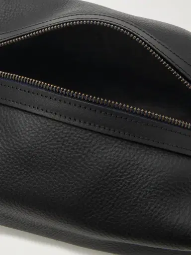 Bleu de Chauffe Zazou Full-Grain Leather Wash Bag - Men | Thumbnail 4 Bleu de Chauffe Zazou Full-Grain Leather Wash Bag - Men | Thumbnail 4