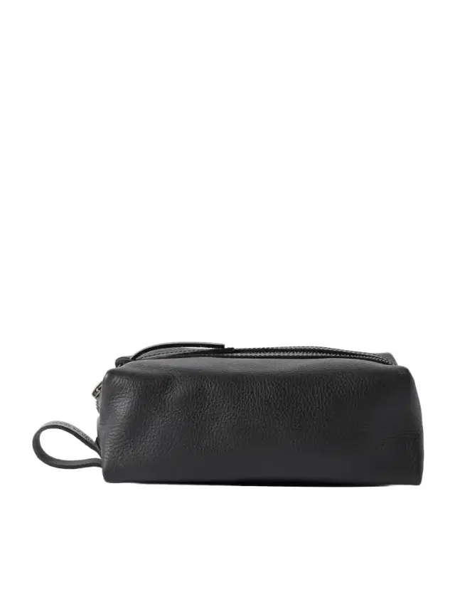 Bleu de Chauffe Zazou Full-Grain Leather Wash Bag - Men