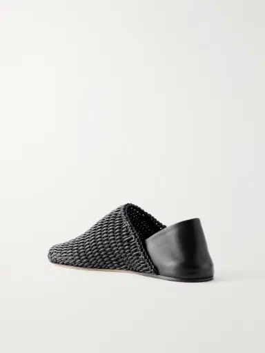 JW Anderson Woven-Leather Slippers - Men | Thumbnail 3