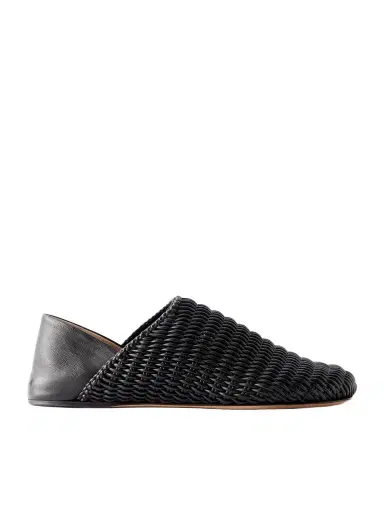 JW Anderson Woven-Leather Slippers - Men | Thumbnail 1