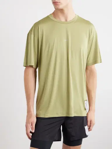 Satisfy Logo-Print AuraLite™ T-Shirt - Men | Thumbnail 3 Satisfy Logo-Print AuraLite™ T-Shirt - Men | Thumbnail 3