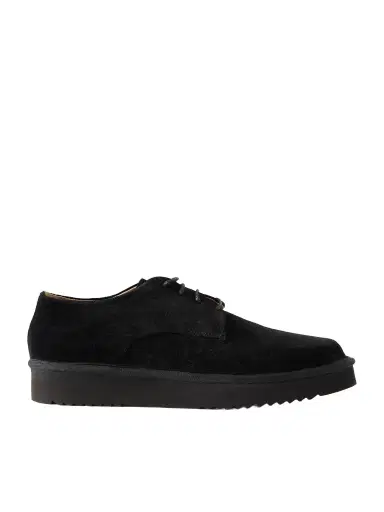Grenson Byron Webbing-Trimmed Suede Derby Shoes - Men | Thumbnail 1 Grenson Byron Webbing-Trimmed Suede Derby Shoes - Men | Thumbnail 1