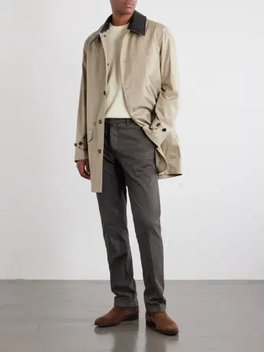 Kiton Straight-Leg Lyocell-Blend Trousers - Men | Thumbnail 2 Kiton Straight-Leg Lyocell-Blend Trousers - Men | Thumbnail 2