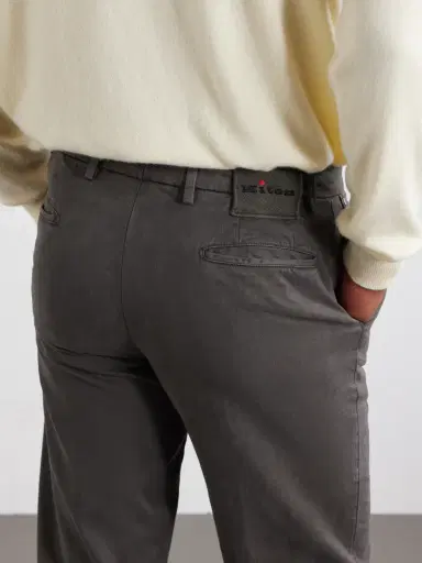 Kiton Straight-Leg Lyocell-Blend Trousers - Men | Thumbnail 5 Kiton Straight-Leg Lyocell-Blend Trousers - Men | Thumbnail 5