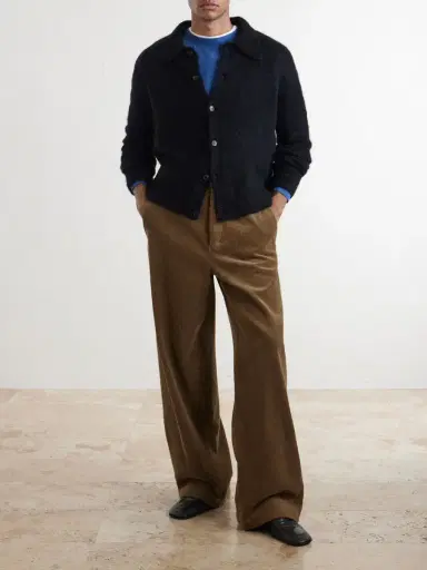 Dries Van Noten Mora Cropped Alpaca-Blend Cardigan - Men | Thumbnail 2