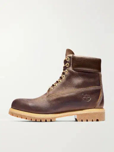 Timberland Premium 6-Inch Distressed-Effect Leather Lace-Up Boots - Men | Thumbnail 3