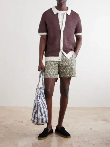 Onia Crocheted Linen Shirt - Men | Thumbnail 2