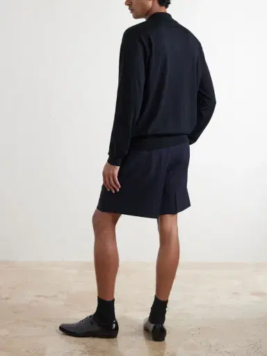 Dries Van Noten Muano Merino Wool Polo Shirt - Men | Thumbnail 4