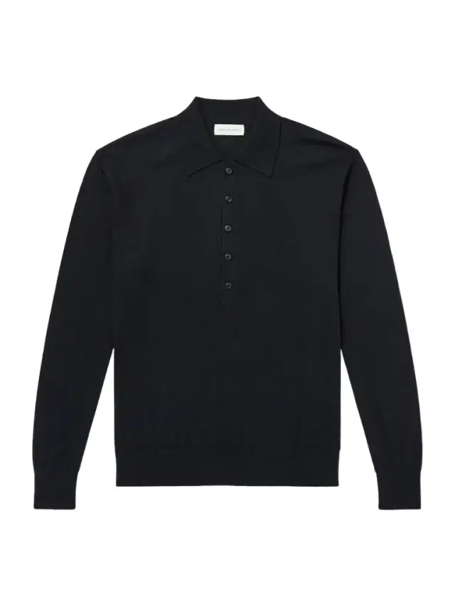 Dries Van Noten Muano Merino Wool Polo Shirt - Men