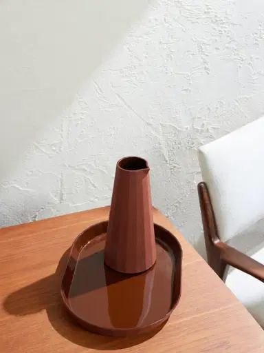 The Conran Shop Studio Word Fade Porcelain Platter and Jug Set - Men | Thumbnail 2 The Conran Shop Studio Word Fade Porcelain Platter and Jug Set - Men | Thumbnail 2