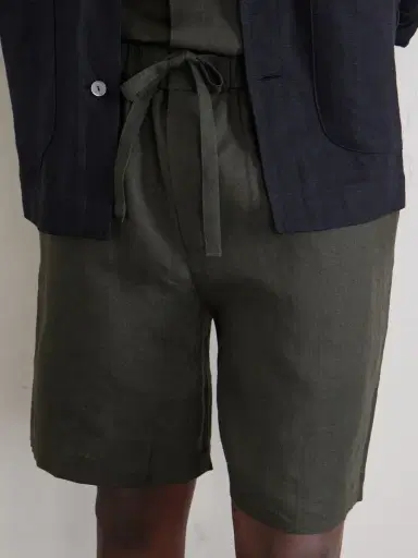 De Bonne Facture Traveler Straight-Leg Linen Shorts - Men | Thumbnail 5