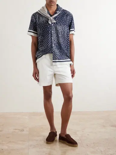 Onia Camp-Collar Paisley-Print TENCEL™ Lyocell Shirt - Men | Thumbnail 2