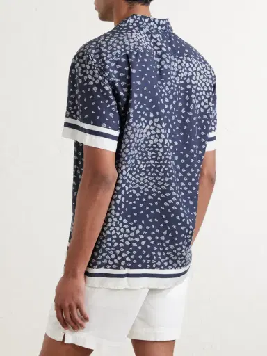 Onia Camp-Collar Paisley-Print TENCEL™ Lyocell Shirt - Men | Thumbnail 4