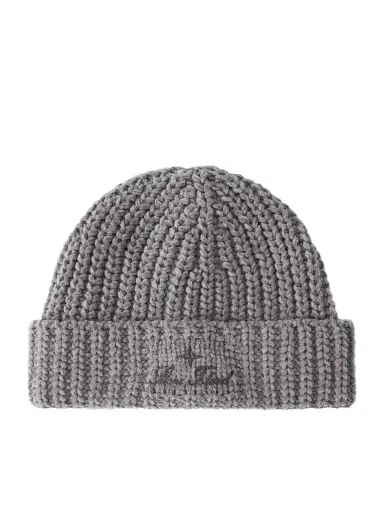 Stone Island Logo-Embroidered Cotton-Chenille Beanie - Men | Thumbnail 1 Stone Island Logo-Embroidered Cotton-Chenille Beanie - Men | Thumbnail 1