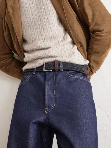 Anderson's 2cm Suede-Trimmed Braided Belt - Men | Thumbnail 2 Anderson's 2cm Suede-Trimmed Braided Belt - Men | Thumbnail 2