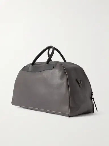 Bleu de Chauffe Bowling Full-Grain Leather Weekend Bag - Men | Thumbnail 3 Bleu de Chauffe Bowling Full-Grain Leather Weekend Bag - Men | Thumbnail 3