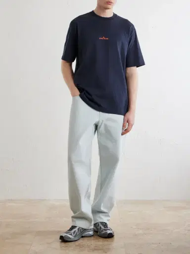 Stone Island Logo-Print Cotton-Jersey T-Shirt - Men | Thumbnail 2