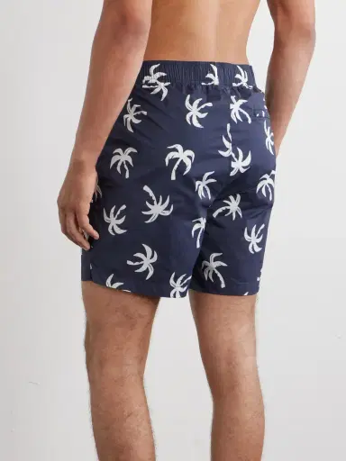 Onia Charles Straight-Leg Mid-Lenght Printed Swim Shorts - Men | Thumbnail 3