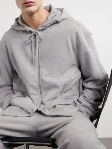 Dries Van Noten Cotton-Jersey Zip-Up Hoodie - Men | Thumbnail 5