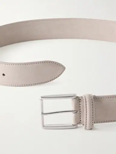 Anderson's 3cm Suede Leather Belt - Men | Thumbnail 3 Anderson's 3cm Suede Leather Belt - Men | Thumbnail 3