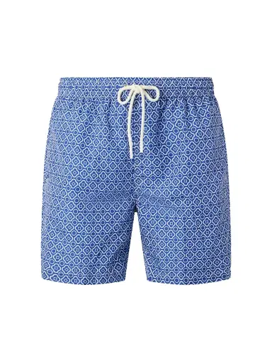 Anderson & Sheppard Straight-Leg Printed Swim Shorts - Men | Thumbnail 1
