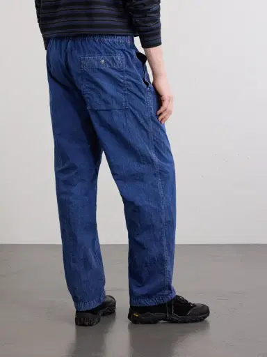 Stone Island STONE ISLAND DENIM Straight-Leg Logo-Appliquéd Crinkled-Shell Trousers - Men | Thumbnail 4 Stone Island STONE ISLAND DENIM Straight-Leg Logo-Appliquéd Crinkled-Shell Trousers - Men | Thumbnail 4