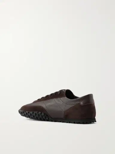 Common Projects Suede-Trimmed Leather Sneakers - Men | Thumbnail 4 Common Projects Suede-Trimmed Leather Sneakers - Men | Thumbnail 4