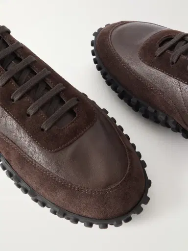 Common Projects Suede-Trimmed Leather Sneakers - Men | Thumbnail 5 Common Projects Suede-Trimmed Leather Sneakers - Men | Thumbnail 5